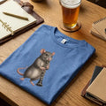Jazzig klarinettspelande råtta grafisk t-shirt – Unisex musikälskar t-shirt