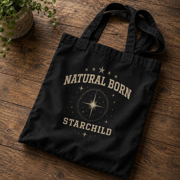 "Natural Born Starchild" – Tygpåse i bomull