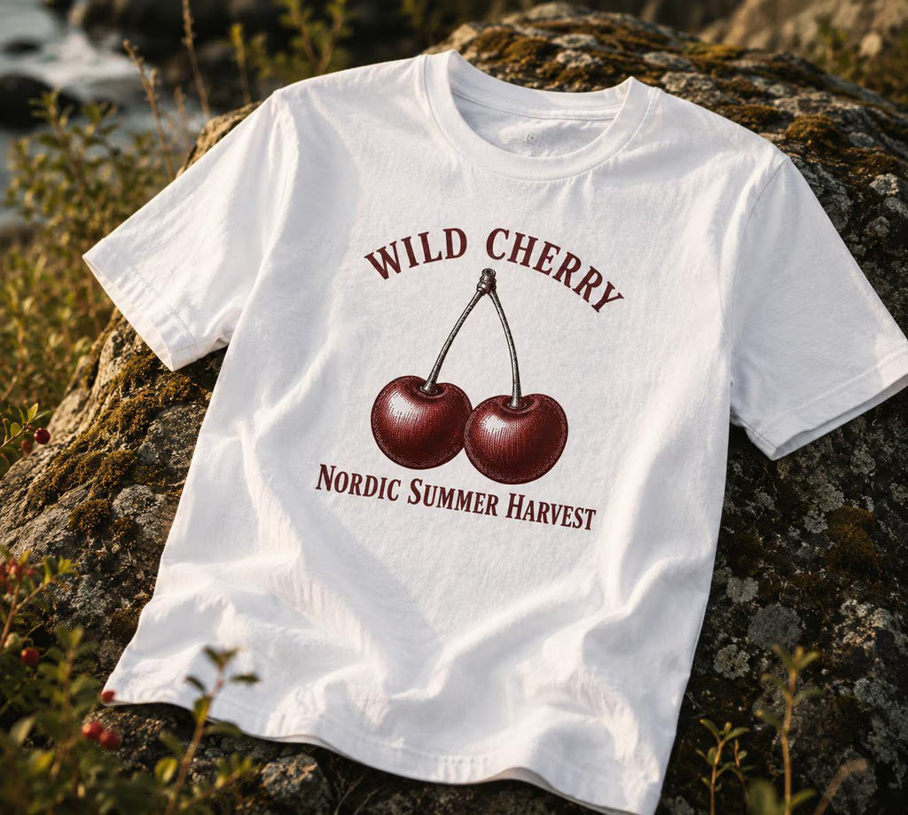 Vilda körsbär T-shirt, Nordisk Sommarskörd
