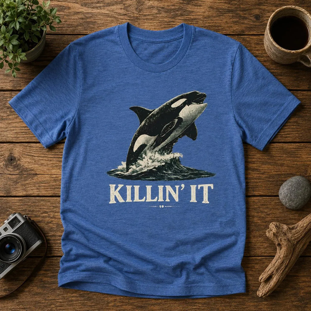 Späckhuggare T-shirt – "Killin' It" | Havsdjurs-present