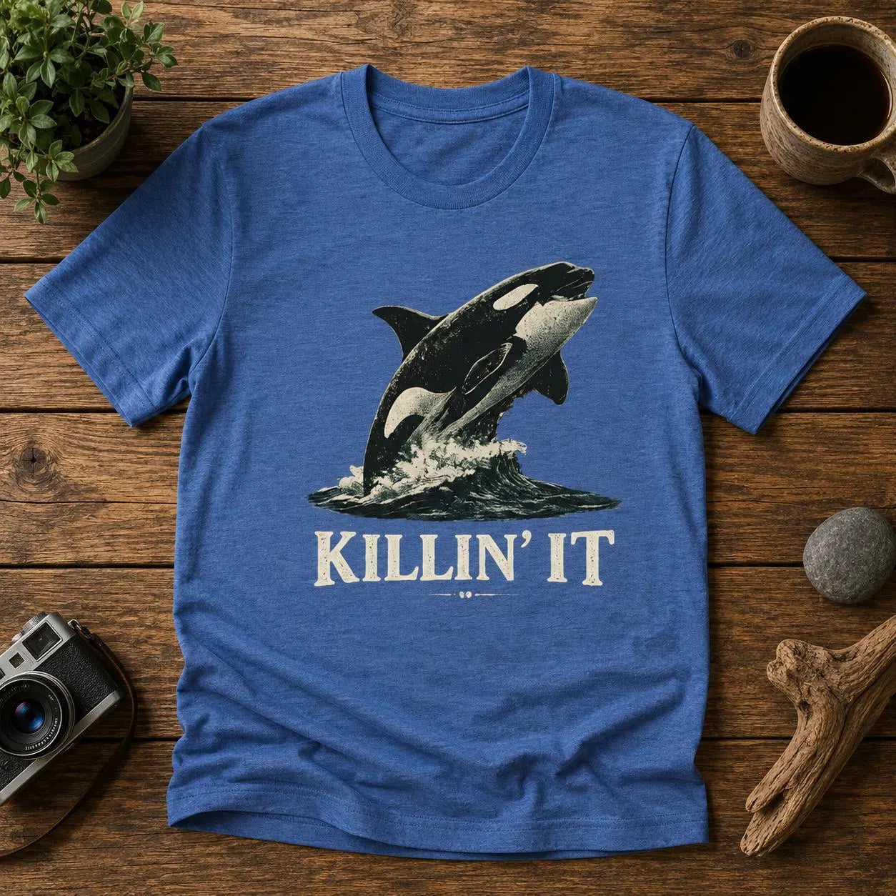 Späckhuggare T-shirt – "Killin' It" | Havsdjurs-present