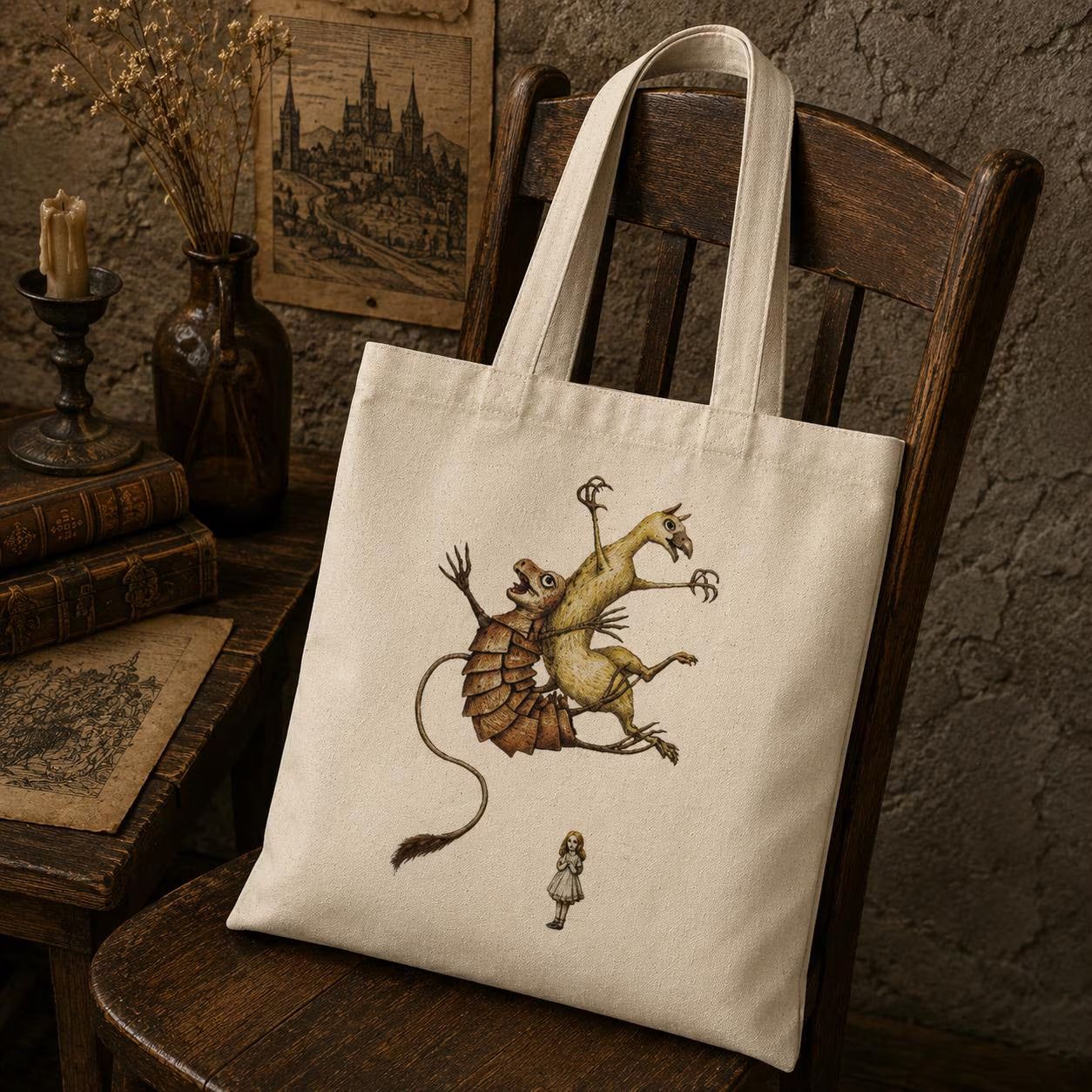Alice in Wonderland monster Tygkasse